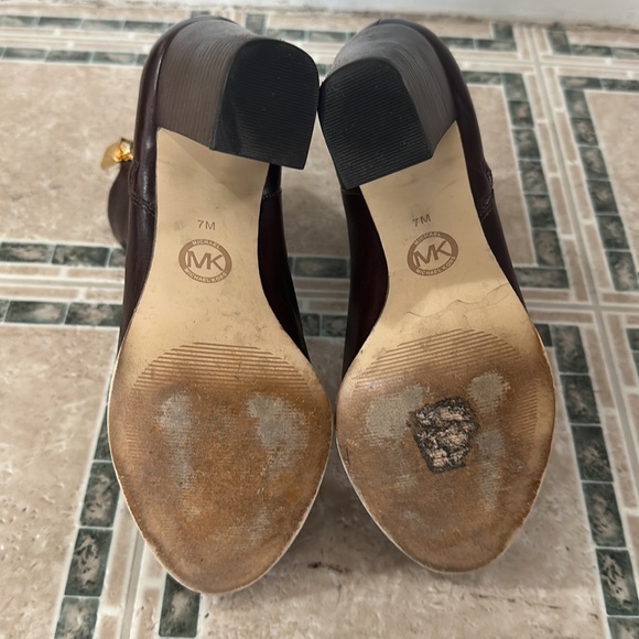 Michael Kors Alane Leather Flex Bootie In Barolo - Picture 5 of 9